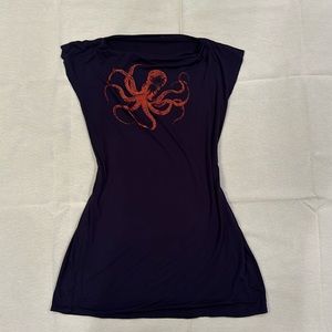 RARE Matrushka Los Angeles Designer Octopus Dress medium